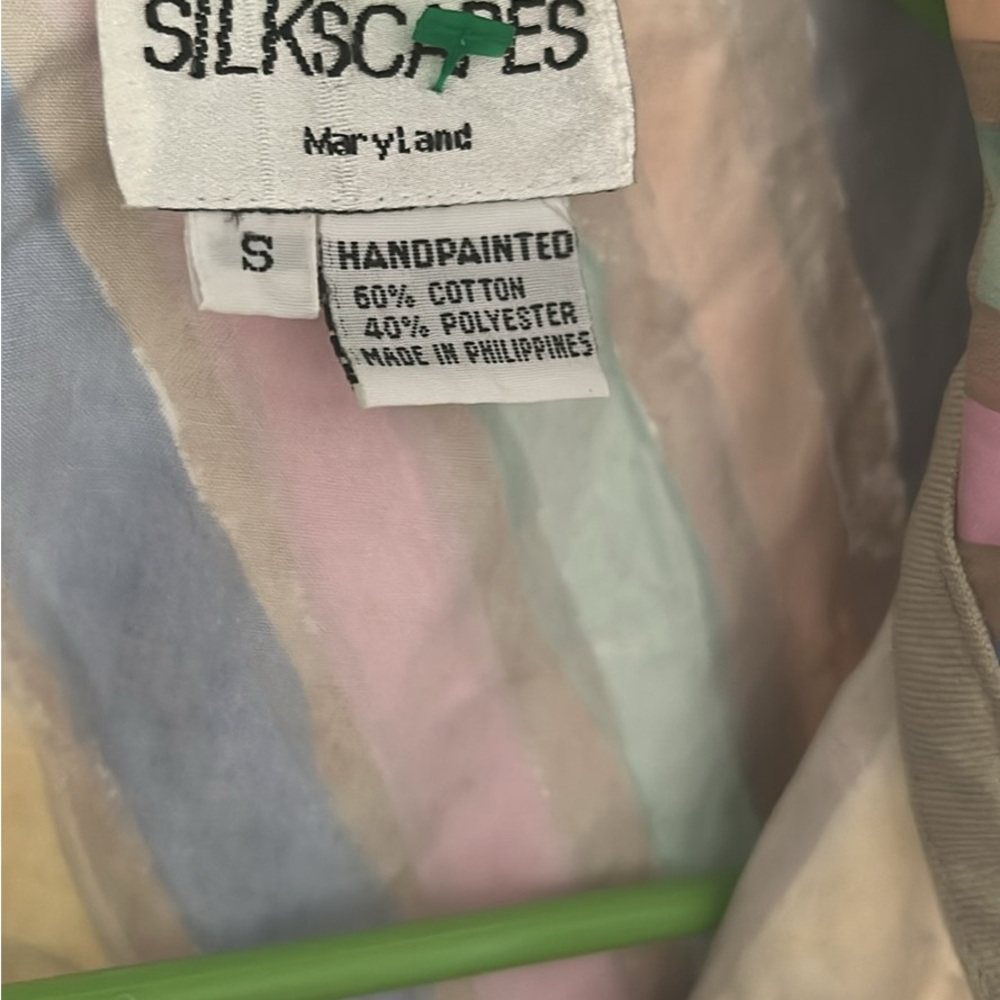 Silkscapes Pastel Striped Shirt